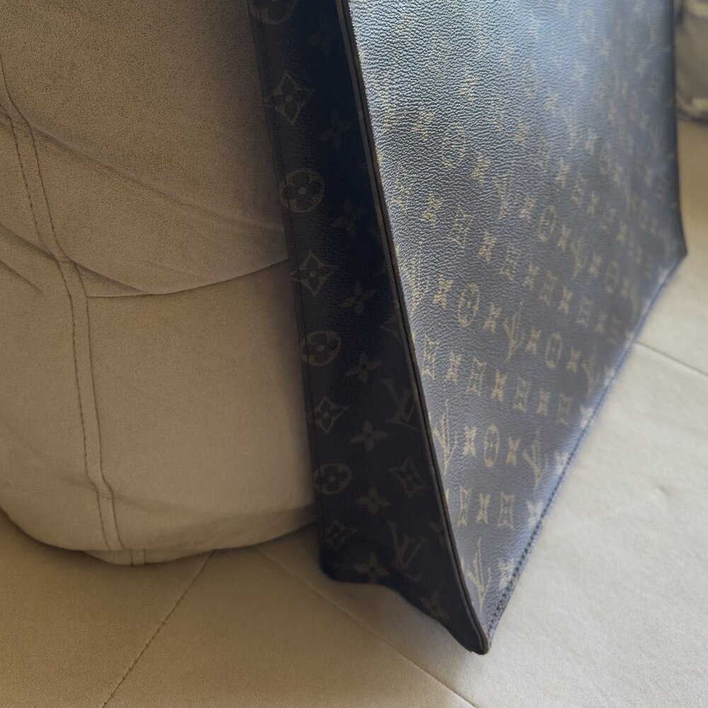 Louis Vuitton Sac Plat Canvas Monogram Handbag Tote - Authentic - Picture 6 of 13